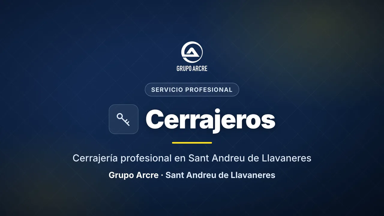 Cerrajería profesional en Sant Andreu de Llavaneres