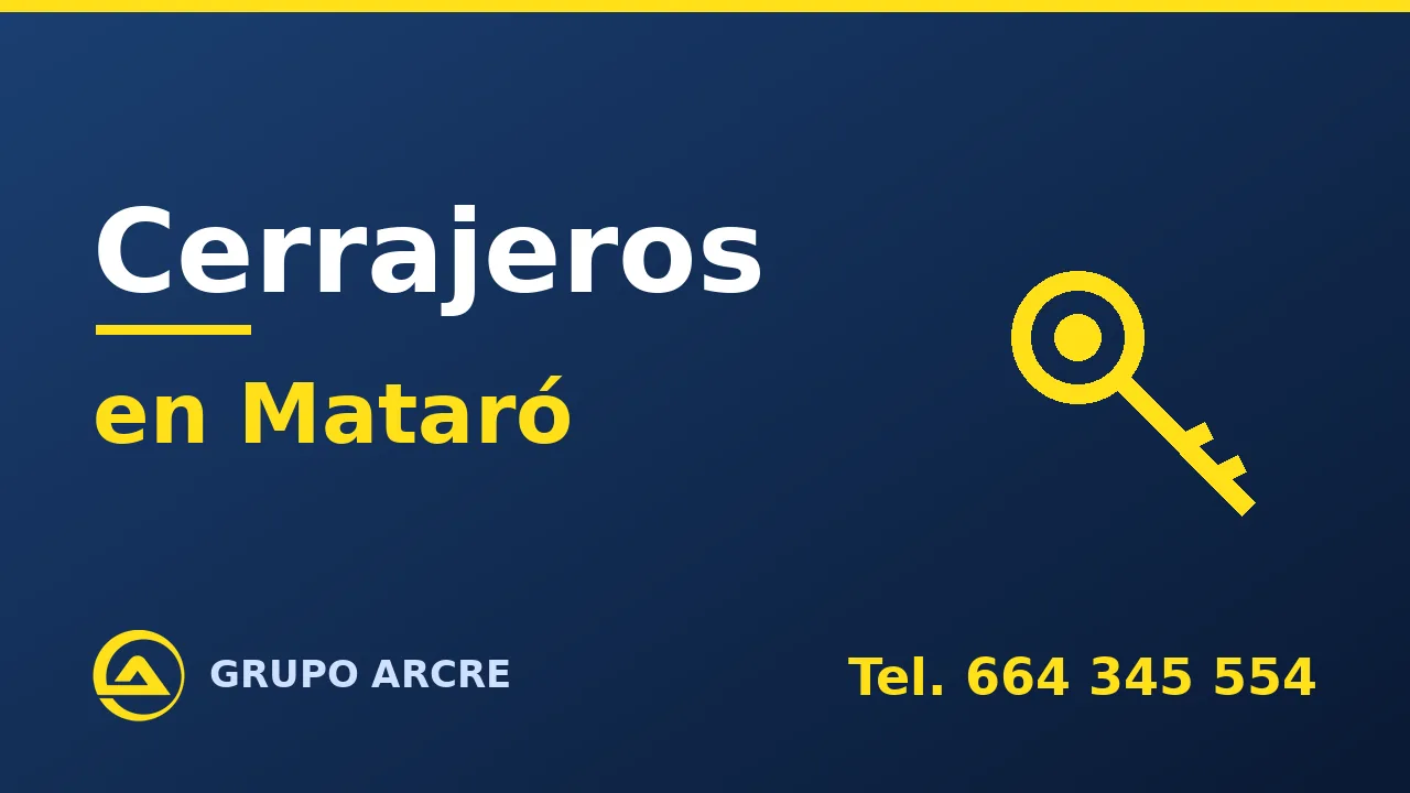 Cerrajería profesional en Mataró